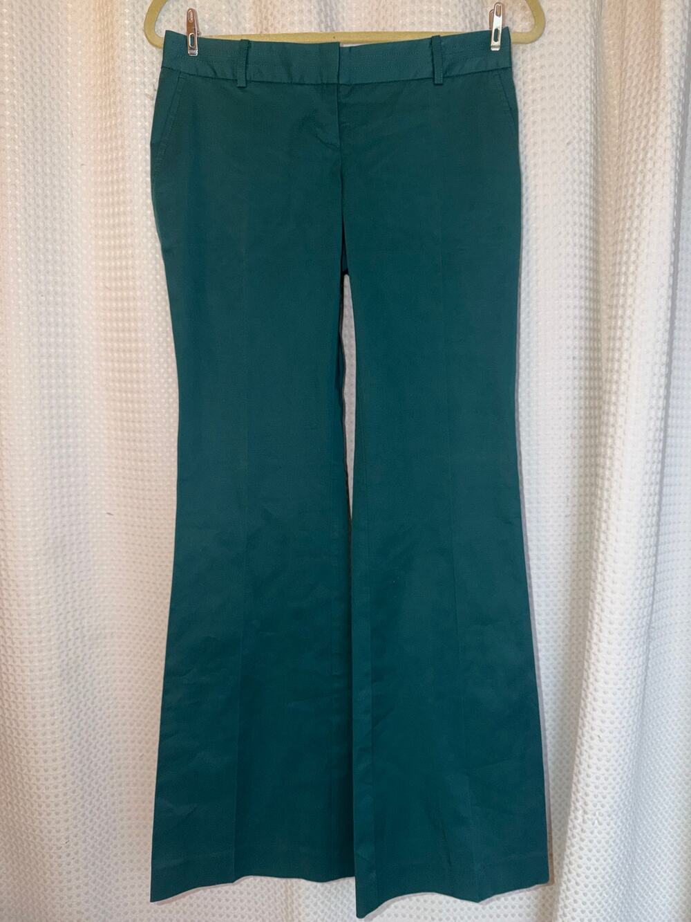 Victoria’s Secret Body The Kate Fit Teal Bootcut Pants Size 2 Y2K